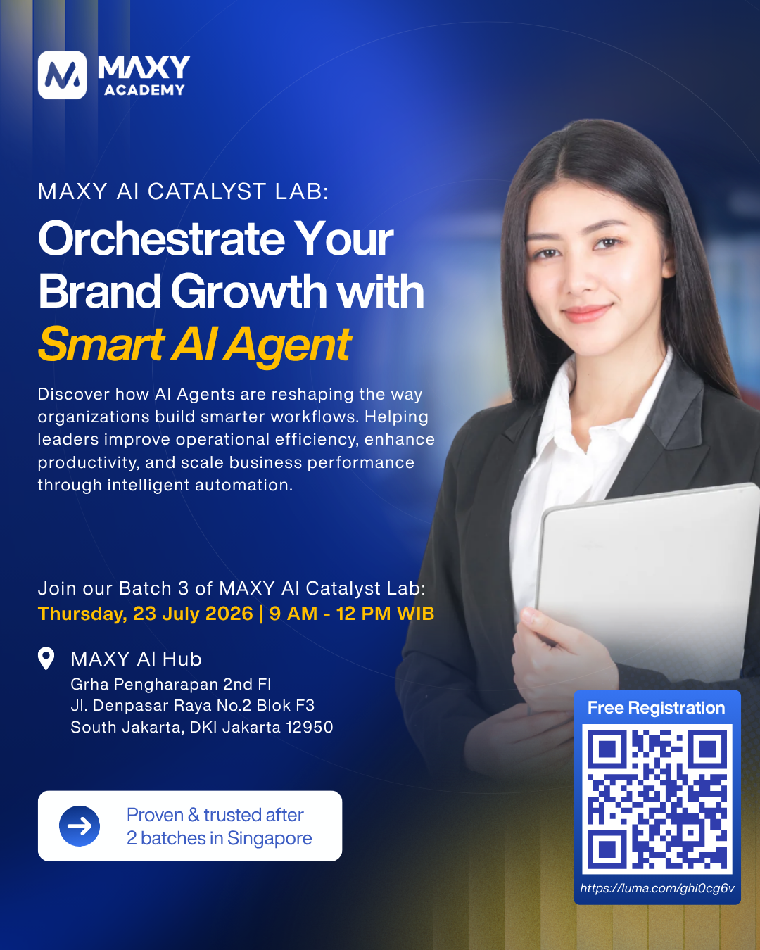 MAXY AI CATALYST LAB: Orchestrate Your Brand Growth with Smart AI Agent (Batch 3)